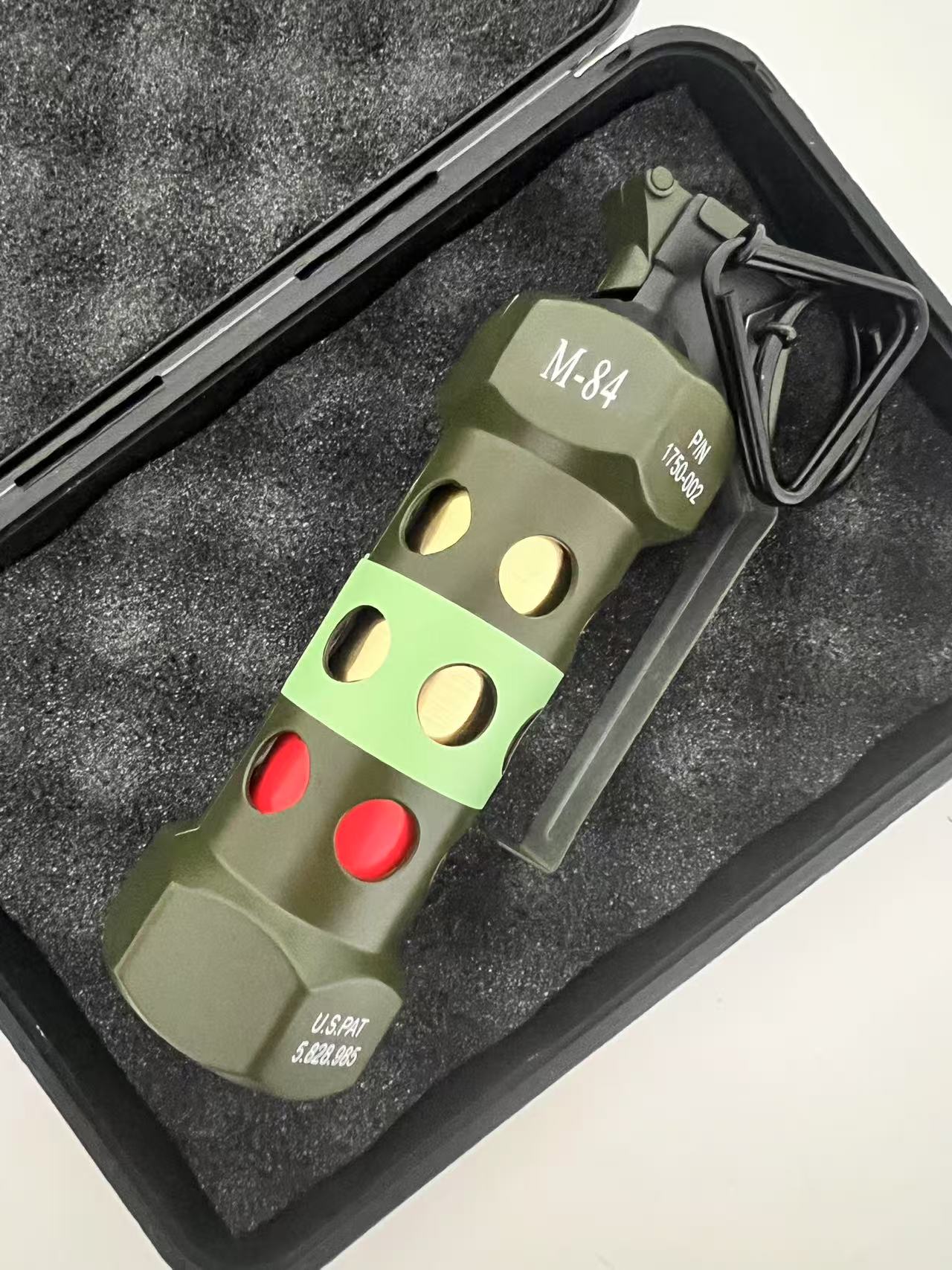 (Butane Gas Not Included) Windproof Refillable Butane Torch Lighter - Zinc Alloy, Military-Style Design with Blue Flame, Adjustable Flame, Perfect for Camping, BBQ