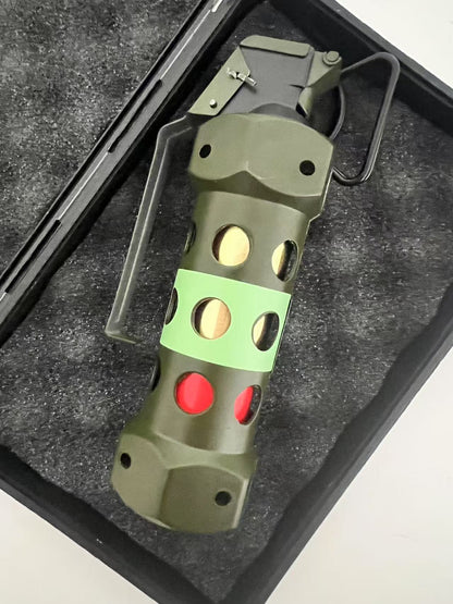 (Butane Gas Not Included) Windproof Refillable Butane Torch Lighter - Zinc Alloy, Military-Style Design with Blue Flame, Adjustable Flame, Perfect for Camping, BBQ