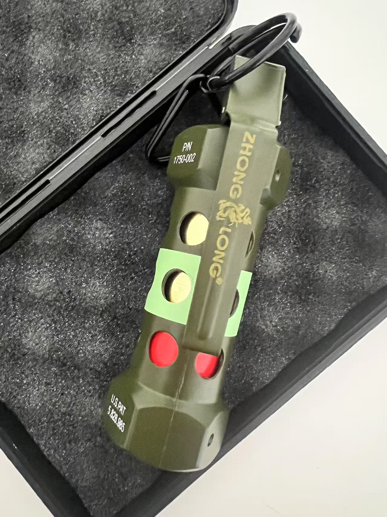 (Butane Gas Not Included) Windproof Refillable Butane Torch Lighter - Zinc Alloy, Military-Style Design with Blue Flame, Adjustable Flame, Perfect for Camping, BBQ