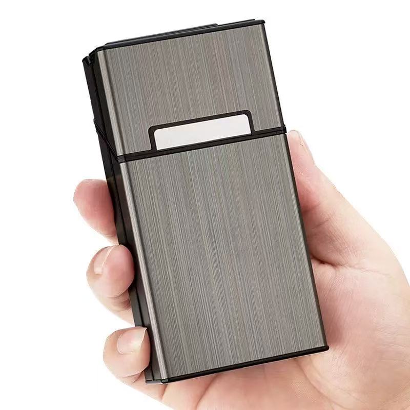 Cigarette Case with USB Rechargeable Lighter for 100mm,Holds 20 pcs 100S